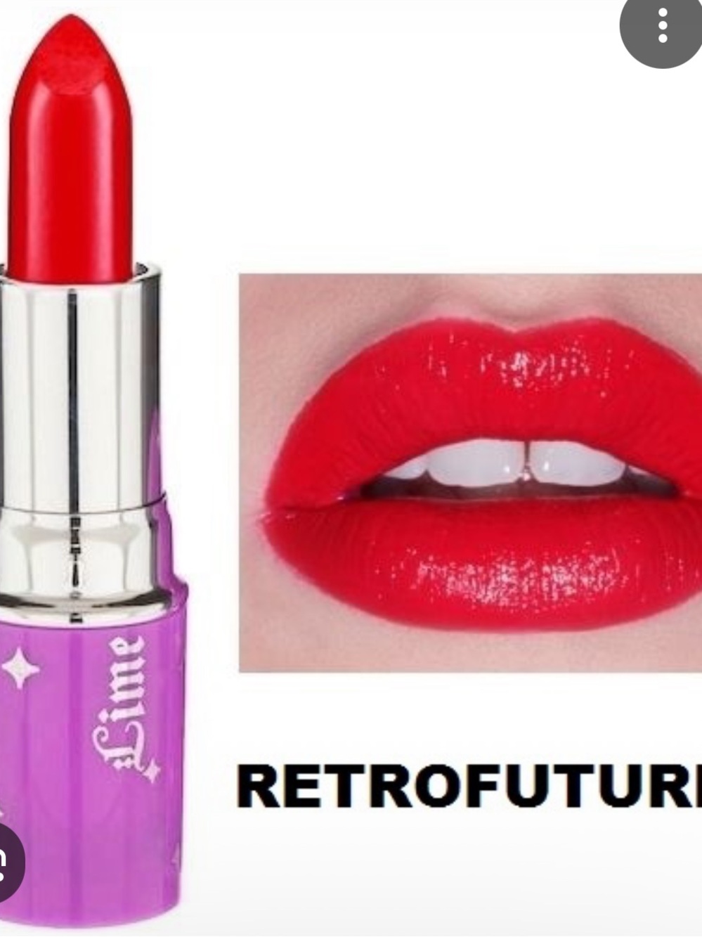 Lime Crime Lipstick in Retrofuturist, Discontinued